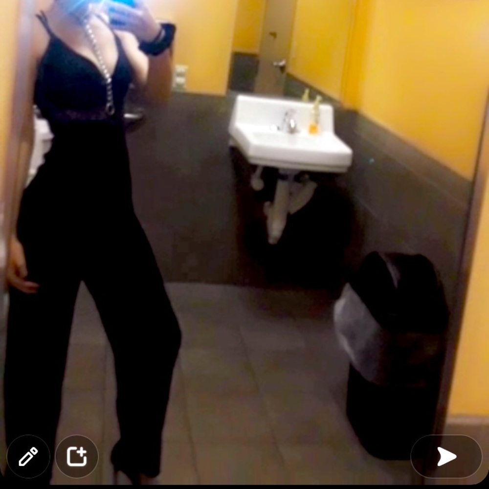 Black flowing romper